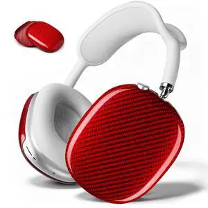 Case Cover Compatible with AirPods Max Glossy Red | Glass Fiber Glossy Ear Cups Covers,Hard Protective Anti-Scratch case Compatible with AirPods Max 2/1(Red) Case Cover Compatible with AirPods Max Glossy Red | Glass Fiber Glossy Ear Cups Covers,Hard Protective Anti-Scratch case Compatible with AirPods Max 2/1(Red)