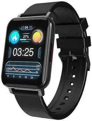 Health Smartwatch 2 - Health Fitness Tracker with Body Temperature, Blood Oxygen, Heart Rate Monitoring, Sleep Tracking, Text Call Alerts - Compatible with iPhone Android (Black) Health Smartwatch 2 - Health Fitness Tracker with Body Temperature, Blood Oxygen, Heart Rate Monitoring, Sleep Tracking, Text Call Alerts - Compatible with iPhone Android (Black)