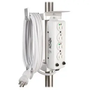Hospital Mounting Clamp for Medical-Grade Power Strips, Power Strip Holder (PSCLAMP), Rubber Hospital Mounting Clamp for Medical-Grade Power Strips, Power Strip Holder (PSCLAMP), Rubber