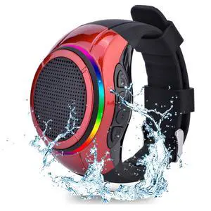 X10 Wearable Bluetooth Speaker Watch with Open-Ear Safety | Features IP45 waterproof wrist speaker, TF card player, mic, and music RGB lights for cycling, running, or job sites X10 Wearable Bluetooth Speaker Watch with Open-Ear Safety | Features IP45 waterproof wrist speaker, TF card player, mic, and music RGB lights for cycling, running, or job sites