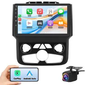 Car Radio for Dodge Ram 1500 2500 2013-2019 CarPlay/Android Auto | 5G WIFI GPS DSP RDS,9" HD IPS Display Support Cargo Rearview BT 5.0 AM/FM Auto AC 2GB+32GB with Backup Camera Car Radio for Dodge Ram 1500 2500 2013-2019 CarPlay/Android Auto | 5G WIFI GPS DSP RDS,9" HD IPS Display Support Cargo Rearview BT 5.0 AM/FM Auto AC 2GB+32GB with Backup Camera