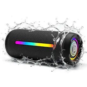 Portable Bluetooth Speaker, IPX7 Waterproof Wireless Speaker, 35W Loud Stereo Sound and Deep Bass, 24H Playtime, Bluetooth 5.4, RGB Lights, Smart Display, EQ for Home/Party/Outdoor/Gifts(Black) Portable Bluetooth Speaker, IPX7 Waterproof Wireless Speaker, 35W Loud Stereo Sound and Deep Bass, 24H Playtime, Bluetooth 5.4, RGB Lights, Smart Display, EQ for Home/Party/Outdoor/Gifts(Black)