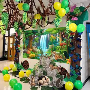 9 x 6 ft Rainforest Theme Backdrop Sets for Vbs Rainforest Decoration Bulk Vacation Bible School Background Extra Large Stone Pattern Paper Box for 2026 Vbs Sunday School Classroom Photo Props 9 x 6 ft Rainforest Theme Backdrop Sets for Vbs Rainforest Decoration Bulk Vacation Bible School Background Extra Large Stone Pattern Paper Box for 2026 Vbs Sunday School Classroom Photo Props