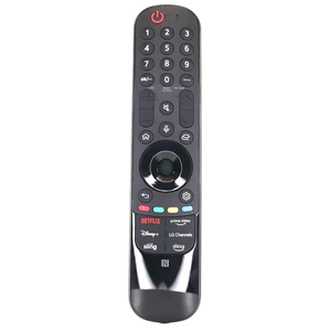 MR24GN Magic Wand TV Remote Control with NFC, Voice Direct Replacement for LG, OLED, Webos, Thinq, Nano, Cell, TVs - Works AKB76045102 AKB75855501 MR23GN MR22GN MR21GA MR24GN Magic Wand TV Remote Control with NFC, Voice Direct Replacement for LG, OLED, Webos, Thinq, Nano, Cell, TVs - Works AKB76045102 AKB75855501 MR23GN MR22GN MR21GA