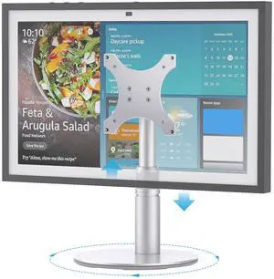 Riser Stand for Echo Show 21, Show 15 1st/2nd Gen, Swivel and Tilt | Adjustable Height Stand with Non-slip Base, Sturdy Aluminum Table Holder for Kitchen, Easy Screw Assembly Riser Stand for Echo Show 21, Show 15 1st/2nd Gen, Swivel and Tilt | Adjustable Height Stand with Non-slip Base, Sturdy Aluminum Table Holder for Kitchen, Easy Screw Assembly
