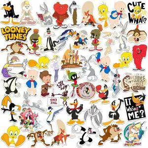 Looney Tunes 50ct Die Cut Vinyl Stickers, Tablet, Indoor & Outdoor Use Looney Tunes 50ct Die Cut Vinyl Stickers, Tablet, Indoor & Outdoor Use