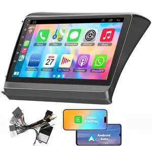 Car Radio Stereo for Honda Civic 2012 2013 2014 2015, Build in Wireless/Wire Carplay & Android Auto Support Bluetooth, Back-up Camera,FM Radio,SWC,9 Inch QLED Touch Screen Car Radio Stereo for Honda Civic 2012 2013 2014 2015, Build in Wireless/Wire Carplay & Android Auto Support Bluetooth, Back-up Camera,FM Radio,SWC,9 Inch QLED Touch Screen