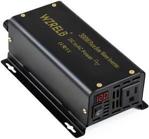 300W Pure Sine Wave Power Inverter 600W Peak DC 48V to 110V AC Car Adapter Off Grid with LED Display 300W Pure Sine Wave Power Inverter 600W Peak DC 48V to 110V AC Car Adapter Off Grid with LED Display