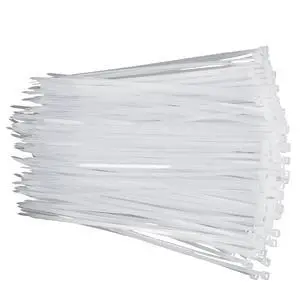 8 Inch Zip Ties White 2000 Pack Bulk, 40 lb Tensile Strength Nylon Cable Ties, UV Resistant Self-Locking Wire Ties for Cable Management, Garden, Garage, Home and Indoor Outdoor Use 8 Inch Zip Ties White 2000 Pack Bulk, 40 lb Tensile Strength Nylon Cable Ties, UV Resistant Self-Locking Wire Ties for Cable Management, Garden, Garage, Home and Indoor Outdoor Use