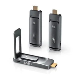 2027 New Wireless HDMI Transmitter and 2 Recievers | Up to 6 RXs, 328FT Range, 4K to 1080P@60Hz, 5.8GHz, Plug and Play, for Laptop/Camera/Cable Box Streaming to Multiple Screens 2027 New Wireless HDMI Transmitter and 2 Recievers | Up to 6 RXs, 328FT Range, 4K to 1080P@60Hz, 5.8GHz, Plug and Play, for Laptop/Camera/Cable Box Streaming to Multiple Screens