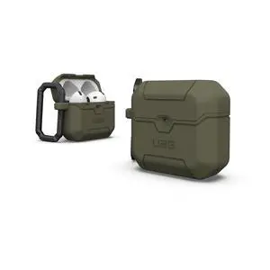 UAG Designed for AirPods 4th Gen Case Scout, Rugged Military Grade Drop Proof Protective Cover with Detachable Carabiner Clip & Secure Lip Closure, Olive Drab UAG Designed for AirPods 4th Gen Case Scout, Rugged Military Grade Drop Proof Protective Cover with Detachable Carabiner Clip & Secure Lip Closure, Olive Drab