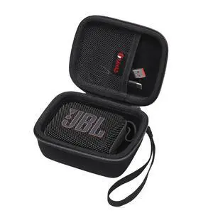 Hard Case Compatible with JBL Go 4 / GO 5 / Go 3 Ultra Speaker, Black Hard Case Compatible with JBL Go 4 / GO 5 / Go 3 Ultra Speaker, Black