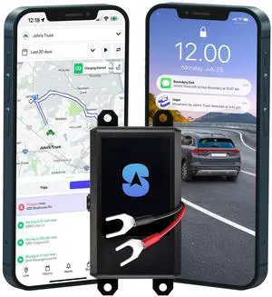 Wired GPS Tracker for Vehicles, Cars, Trailer, RV, Van, Boat & Trucks | Waterproof Real-Time GPS Tracker | Speeding & Geofencing Alerts | E-Z Car Battery Install | Subscription Needed Wired GPS Tracker for Vehicles, Cars, Trailer, RV, Van, Boat & Trucks | Waterproof Real-Time GPS Tracker | Speeding & Geofencing Alerts | E-Z Car Battery Install | Subscription Needed