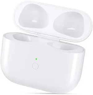 Wireless Charging Case Replacement Compatible with AirPods 3rd Generation | 600mAh Wireless Charging Case with Sync Button, 20-Min Fast Charging, LED Indicator, L-Port & Wireless Charger, No Earbuds Wireless Charging Case Replacement Compatible with AirPods 3rd Generation | 600mAh Wireless Charging Case with Sync Button, 20-Min Fast Charging, LED Indicator, L-Port & Wireless Charger, No Earbuds