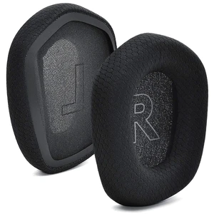 Mesh Fabric Earpads for Logitech G733 G535 G335 Headphone-Black Ear Pads with Durable Mesh Fabric for Logitech G733 Lightspeed Wireless Gaming Headset, Comfort Noise Isolation Foam Mesh Fabric Earpads for Logitech G733 G535 G335 Headphone-Black Ear Pads with Durable Mesh Fabric for Logitech G733 Lightspeed Wireless Gaming Headset, Comfort Noise Isolation Foam