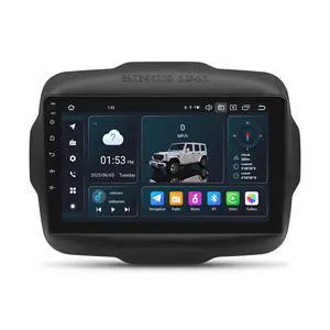 Android 14 Car Radio Stereo for Jeep Renegade 2015-2023, Octa Core 6+64GB Car Radio9" IPS Touch Screen GPS Navigation Bluetooth Head Unit Built-in Autoplay Carplay Support 4G LTE FM/AM DSP SWC WiFi Android 14 Car Radio Stereo for Jeep Renegade 2015-2023, Octa Core 6+64GB Car Radio9" IPS Touch Screen GPS Navigation Bluetooth Head Unit Built-in Autoplay Carplay Support 4G LTE FM/AM DSP SWC WiFi