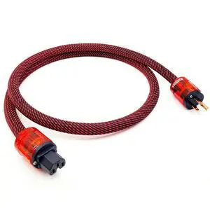 3.3FT AC Power Cable 10AWG HiFi Audiophile Power Cord with US Plug IEC Connector 3.3FT AC Power Cable 10AWG HiFi Audiophile Power Cord with US Plug IEC Connector
