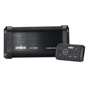 Water Resistant Bluetooth Marine 4 Channel Class A/B Amplifier Media Stereo on Boats UTV ATV Golf Carts and Cars Water Resistant Bluetooth Marine 4 Channel Class A/B Amplifier Media Stereo on Boats UTV ATV Golf Carts and Cars