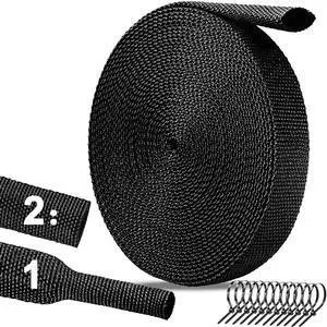 26 Ft-3/8 Inch 2:1 Heat Shrink Wire Loom Braided Cable Sleeves,Heat Resistant Fabric Woven Shrink Tubing Wiring Harness for Protection Automotive,Harness Cable Sheath Tubing,Cable Management 26 Ft-3/8 Inch 2:1 Heat Shrink Wire Loom Braided Cable Sleeves,Heat Resistant Fabric Woven Shrink Tubing Wiring Harness for Protection Automotive,Harness Cable Sheath Tubing,Cable Management