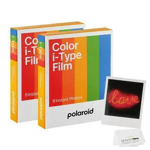 Color I-Type Film for Now, Now+, i2 + Quality Photo Cloth, 16 Sheets Color I-Type Film for Now, Now+, i2 + Quality Photo Cloth, 16 Sheets