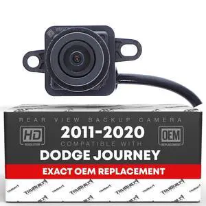 Rear View Backup Camera - Compatible with 2011-2020 Dodge Journey - Reverse Park Assist Camera Replacement - OEM 56054158AG, 56054158AB, 56054158AC, 56054158AD, 590-143, CH1960102 Rear View Backup Camera - Compatible with 2011-2020 Dodge Journey - Reverse Park Assist Camera Replacement - OEM 56054158AG, 56054158AB, 56054158AC, 56054158AD, 590-143, CH1960102