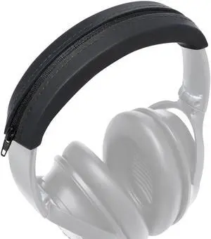 BandZ QC - Silicone Headband Cover for Bose QuietComfort 35, 35ii, 45, QC 2023 & More, Made by Wicked Cushions | Enhanced Style, and Sweat Protection | Black BandZ QC - Silicone Headband Cover for Bose QuietComfort 35, 35ii, 45, QC 2023 & More, Made by Wicked Cushions | Enhanced Style, and Sweat Protection | Black