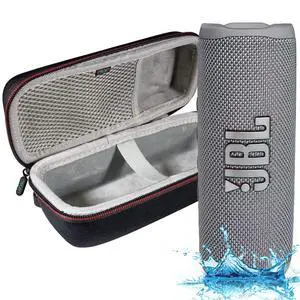 Flip 6 - Waterproof Portable Bluetooth Speaker, Powerful Sound and deep bass, IPX7 Waterproof, 12 Hours of Playtime with Megen Hardshell Case - Gray Flip 6 - Waterproof Portable Bluetooth Speaker, Powerful Sound and deep bass, IPX7 Waterproof, 12 Hours of Playtime with Megen Hardshell Case - Gray