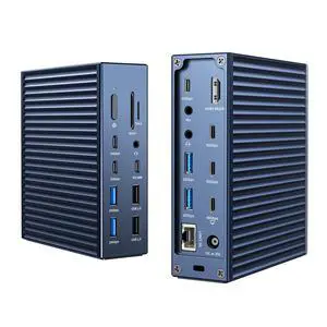 Thunderbolt 4 Dock 21-IN-140gbps for MacBook Pro Docking Station Dual Monitor, 8K60Hz HDMI 2.5 GbE Ethernet SD/TF 4.010Gbps 7*USB C/A, 3.5mm Audio, 40Gbps Dock for Mac/Dell/HP/Lenovo/ThinkPad Thunderbolt 4 Dock 21-IN-140gbps for MacBook Pro Docking Station Dual Monitor, 8K60Hz HDMI 2.5 GbE Ethernet SD/TF 4.010Gbps 7*USB C/A, 3.5mm Audio, 40Gbps Dock for Mac/Dell/HP/Lenovo/ThinkPad