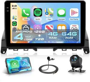 4G+64G Android 15 Car Stereo for Mercedes Benz C-Class C230 C250 C300 C350 W204 2006-2011, Wireless CarPlay Android Auto GPS WiFi 9 Inch INCELL Screen Bluetooth FM/RDS EQ AHD Backup Camera 4G+64G Android 15 Car Stereo for Mercedes Benz C-Class C230 C250 C300 C350 W204 2006-2011, Wireless CarPlay Android Auto GPS WiFi 9 Inch INCELL Screen Bluetooth FM/RDS EQ AHD Backup Camera