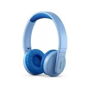 K4206 Kids Wireless On-Ear Headphones, Bluetooth + Cable Connection, 85dB Limit for Safer Hearing, Built-in Mic, 28 Hours Play time, Parental Controls via Headphones, Blue K4206 Kids Wireless On-Ear Headphones, Bluetooth + Cable Connection, 85dB Limit for Safer Hearing, Built-in Mic, 28 Hours Play time, Parental Controls via Headphones, Blue