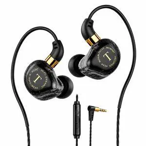 Wired Gaming Earbuds with Mic, 360° Spatial Audio, 10mm Drivers, in-Ear Headphones with Volume Control, 3.5mm Jack for PC, PS5, Xbox, Switch, Laptop(Black) Wired Gaming Earbuds with Mic, 360° Spatial Audio, 10mm Drivers, in-Ear Headphones with Volume Control, 3.5mm Jack for PC, PS5, Xbox, Switch, Laptop(Black)
