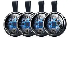 Air Tracker Tags-4 Pack for iOS and Android Bluetooth Tracker Smart Tags Compatible with Apple Find My (iOS) & Google's Find Hub Item Locator for Keys, Luggage, Wallet, Vehicles Air Tracker Tags-4 Pack for iOS and Android Bluetooth Tracker Smart Tags Compatible with Apple Find My (iOS) & Google's Find Hub Item Locator for Keys, Luggage, Wallet, Vehicles