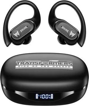 Earbuds T26 Pro, Bluetooth 5.4 Wireless Gaming Earbuds with Mic, Over Ear Earbuds with Earhooks, 65H Playtime, Deep Bass, IPX5 Waterproof (Scourge Black) Earbuds T26 Pro, Bluetooth 5.4 Wireless Gaming Earbuds with Mic, Over Ear Earbuds with Earhooks, 65H Playtime, Deep Bass, IPX5 Waterproof (Scourge Black)