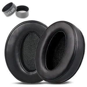 Replacement Ear Pads for Sennheiser HD450BT / HD4.50BT / HD4.50SE - Black | Also for HD4.40BT / HD4.30G / HD4.20S / HD400S / HD350BT / HD458BT, Earpads with Durable Leather and Comfortable Sponge Replacement Ear Pads for Sennheiser HD450BT / HD4.50BT / HD4.50SE - Black | Also for HD4.40BT / HD4.30G / HD4.20S / HD400S / HD350BT / HD458BT, Earpads with Durable Leather and Comfortable Sponge