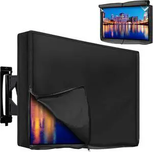 Outdoor TV Cover 52-55 Inch Weatherproof, 600D All Zipper Outside TV Covers | Waterproof Outside TV Covers Heavy Duty 600D Fabric Canvas Outdoor TV Screen Protectors Shield for Flat Screen Outdoor TVs Outdoor TV Cover 52-55 Inch Weatherproof, 600D All Zipper Outside TV Covers | Waterproof Outside TV Covers Heavy Duty 600D Fabric Canvas Outdoor TV Screen Protectors Shield for Flat Screen Outdoor TVs