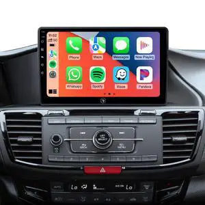 Car Radio Stereo for Honda Accord 2013-2017, Wireless CarPlay Android Auto | 10.2 inch IPS HD touchscreen, 64G storage, 5G WiFi GPS navigation, phone link, Bluetooth, AM FM SWC, 1080P backup camera Car Radio Stereo for Honda Accord 2013-2017, Wireless CarPlay Android Auto | 10.2 inch IPS HD touchscreen, 64G storage, 5G WiFi GPS navigation, phone link, Bluetooth, AM FM SWC, 1080P backup camera
