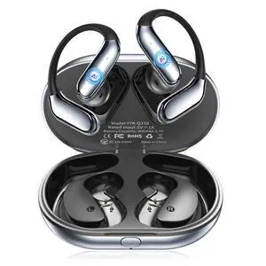 Open Ear Earbuds Bluetooth 6.1, Ear Buds Wireless Bluetooth Earbuds AI Real Time Translation Earbuds 90H Playtime Open Ear Headphones with Noise Cancelling Mic Wireless Earbuds for Travel, Business Open Ear Earbuds Bluetooth 6.1, Ear Buds Wireless Bluetooth Earbuds AI Real Time Translation Earbuds 90H Playtime Open Ear Headphones with Noise Cancelling Mic Wireless Earbuds for Travel, Business