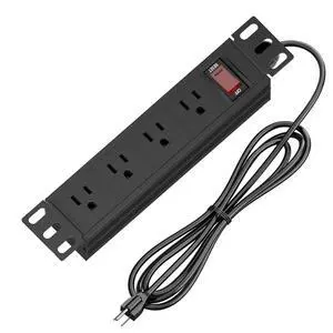 10" Rack PDU- 1U (4Outlets) 10-inch Mini Rack Power Distribution Unit,6 FT | 15A Overload Switch(125V/15A 16AWG Cable),Network Cabinet Rack Mount Power Strip (Wall, Desktop, or Server Rack Mountable) 10" Rack PDU- 1U (4Outlets) 10-inch Mini Rack Power Distribution Unit,6 FT | 15A Overload Switch(125V/15A 16AWG Cable),Network Cabinet Rack Mount Power Strip (Wall, Desktop, or Server Rack Mountable)