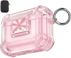 Compatible Airpods Pro 2/1 Case Clear with Lock, Soft TPU AirPod Pro Case Shockproof Protective Cover with Keychain iPods Pro Skin for Airpods Pro 2nd/1st Generation Case for Men Women Compatible Airpods Pro 2/1 Case Clear with Lock, Soft TPU AirPod Pro Case Shockproof Protective Cover with Keychain iPods Pro Skin for Airpods Pro 2nd/1st Generation Case for Men Women