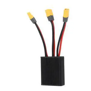 Dual Battery Connector, 20V-72V DC E-Bike Dual Battery Discharge Converter XT60 Port Adapter Battery Capacity Double Battery Pack Switch Balancer (40A) Dual Battery Connector, 20V-72V DC E-Bike Dual Battery Discharge Converter XT60 Port Adapter Battery Capacity Double Battery Pack Switch Balancer (40A)