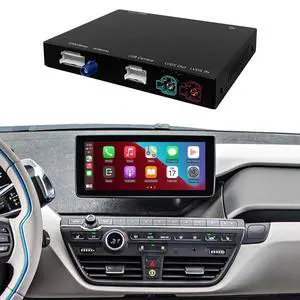 Wireless CarPlay Interface Decoder for BMW I3 I01 2012-2017 NBT | CarPlay Retrofit Kit for BMW I3 with NBT, Support Wireless Carplay, Android Auto, MirrorLink Wireless CarPlay Interface Decoder for BMW I3 I01 2012-2017 NBT | CarPlay Retrofit Kit for BMW I3 with NBT, Support Wireless Carplay, Android Auto, MirrorLink