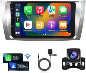 Radio for Toyota Camry 2007 2008 2009 2010 2011 Car Stereo Android 14 9 Inch IPS Touch Screen Wireless Carplay& Android Auto Bluetooth WiFi Wireless GPS FM SWC Backup Camera Head Unit Radio for Toyota Camry 2007 2008 2009 2010 2011 Car Stereo Android 14 9 Inch IPS Touch Screen Wireless Carplay& Android Auto Bluetooth WiFi Wireless GPS FM SWC Backup Camera Head Unit