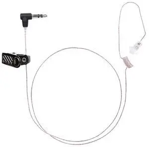3.5mm Police Listen Only Eapiece, Covert High Definition Tubeless Listen Only Earpiece for Military Security and Law Enforcement Use 3.5mm Police Listen Only Eapiece, Covert High Definition Tubeless Listen Only Earpiece for Military Security and Law Enforcement Use