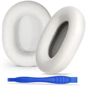 Replacement Ear Pads Cushions for Sony XM5 Noise Canceling Headphones, Premium WH-1000XM5 Earpads Covers with Soft Protein Leather, Optimized Memory Foam (Silver) Replacement Ear Pads Cushions for Sony XM5 Noise Canceling Headphones, Premium WH-1000XM5 Earpads Covers with Soft Protein Leather, Optimized Memory Foam (Silver)