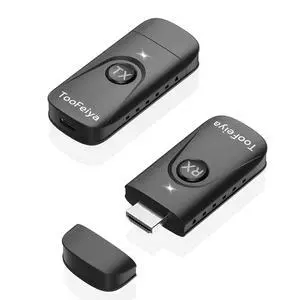 2026 Upgraded Wireless HDMI Transmitter and Receiver 165FT/50M, 4K Decode 1080P@60Hz Ultra HD Video Output, Plug&Play 5G+2.4G for Video and Audio to Monitor from PC/Projector/TV Box 2026 Upgraded Wireless HDMI Transmitter and Receiver 165FT/50M, 4K Decode 1080P@60Hz Ultra HD Video Output, Plug&Play 5G+2.4G for Video and Audio to Monitor from PC/Projector/TV Box