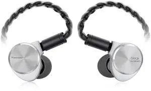 bleqk Purecaster in Ear Monitors, 12.2mm Aluminum-Magnesium Alloy Dynamic Driver HiFi IEM, CNC-Milled Metal Shell, Interchangeable Nozzle, Detachable 0.78mm 2 Pin Cable bleqk Purecaster in Ear Monitors, 12.2mm Aluminum-Magnesium Alloy Dynamic Driver HiFi IEM, CNC-Milled Metal Shell, Interchangeable Nozzle, Detachable 0.78mm 2 Pin Cable
