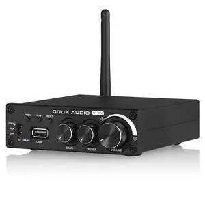 M1 PRO 320W Bluetooth Power Amplifier, 2 Channel Audio Amp, Wireless Receiver, for Home Stereo Speakers/Active Subwoofer, with Treble & Bass Control/U-Disk Music Player M1 PRO 320W Bluetooth Power Amplifier, 2 Channel Audio Amp, Wireless Receiver, for Home Stereo Speakers/Active Subwoofer, with Treble & Bass Control/U-Disk Music Player