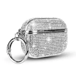 for AirPods 4 Case Glitter Bling Rhinestone Diamond Bedazzled Shiny Sparkle Cute for AirPods 4 Cover for Girls Women Wireless Charging Luxury Chrome Skin for Apple AirPods 4 Silver for AirPods 4 Case Glitter Bling Rhinestone Diamond Bedazzled Shiny Sparkle Cute for AirPods 4 Cover for Girls Women Wireless Charging Luxury Chrome Skin for Apple AirPods 4 Silver