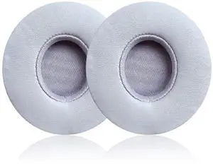 Replacement Ear Pads for Beats Solo 2 & Solo 3 Wireless On-Ear Headphones, Replacement EarPads Cushions Headphones Covers with Memory Noise Isolation Foam Softer Leather-Grey Replacement Ear Pads for Beats Solo 2 & Solo 3 Wireless On-Ear Headphones, Replacement EarPads Cushions Headphones Covers with Memory Noise Isolation Foam Softer Leather-Grey