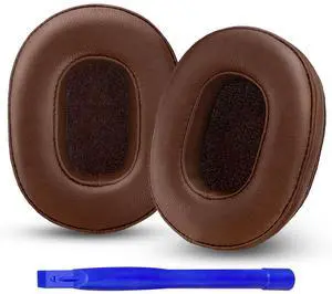 Genuine Leather Ear Pads Cushions for Audio-Technica ATH MSR-7, Headset Earpads Covers for M50X M40X M30X M20X, HyperX Cloud, SteelSeries Arctis 1 3 5 7 9 9X Pro Prime, Stealth 600 & More Genuine Leather Ear Pads Cushions for Audio-Technica ATH MSR-7, Headset Earpads Covers for M50X M40X M30X M20X, HyperX Cloud, SteelSeries Arctis 1 3 5 7 9 9X Pro Prime, Stealth 600 & More